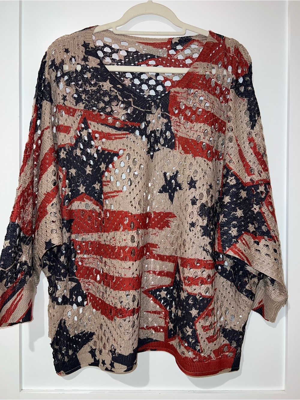 Women’s 4th of July crocheted top